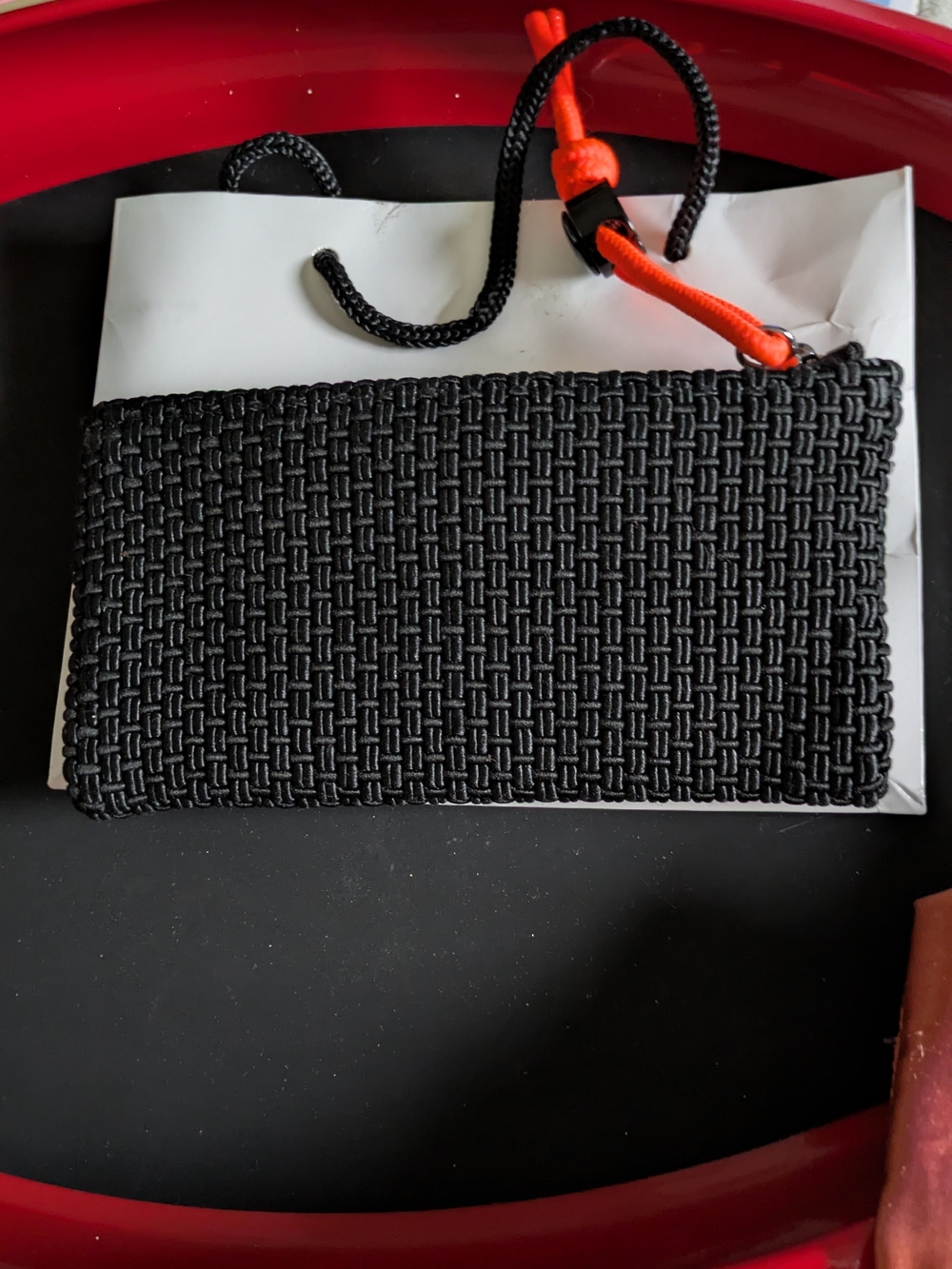 Bimba y Lola Black Woven Shoulder Bag - Picture 3 of 11